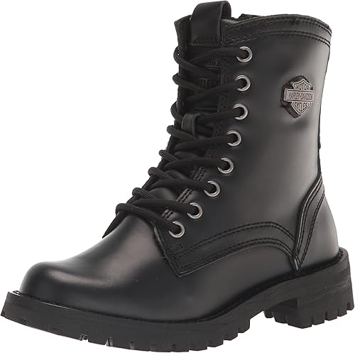 HARLEY-DAVIDSON FOOTWEAR Walsen - Botas de motocicleta de encaje de 5 pulgadas para mujer