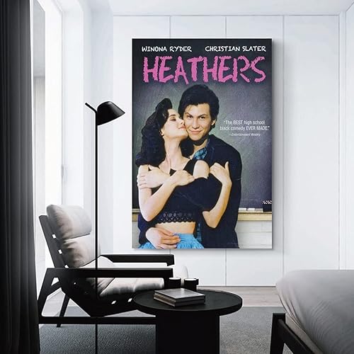 Miniatura 3 de TONGYANG Heathers - Póster de película para dormitorio, decoración de pared estética, lienzo, regalo de 12 x 18 pulgadas (11.8 x 17.7 in)