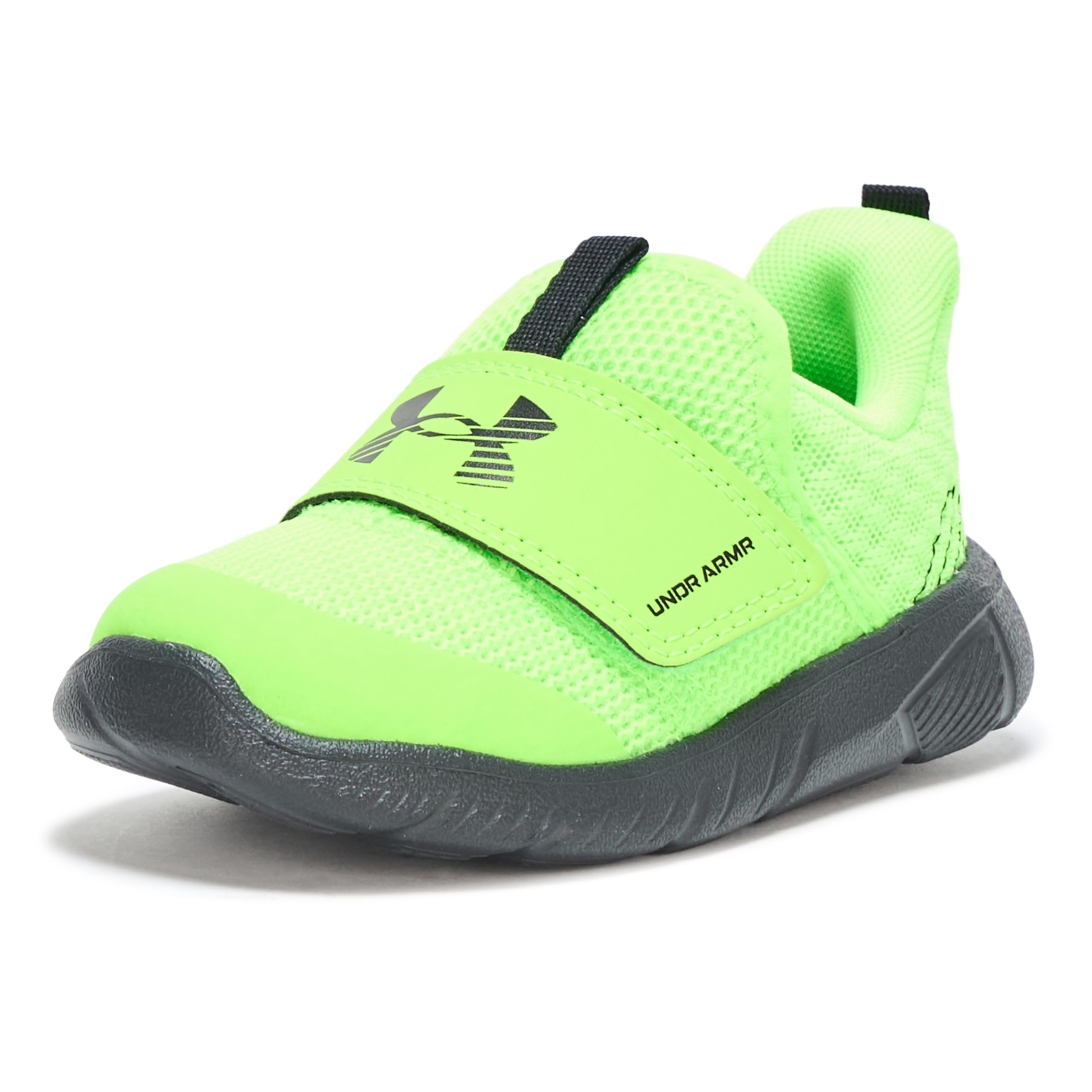 Under Armour Boys' Infant Flash, (389) Hyper Green/Hyper Green/Black, 9, US