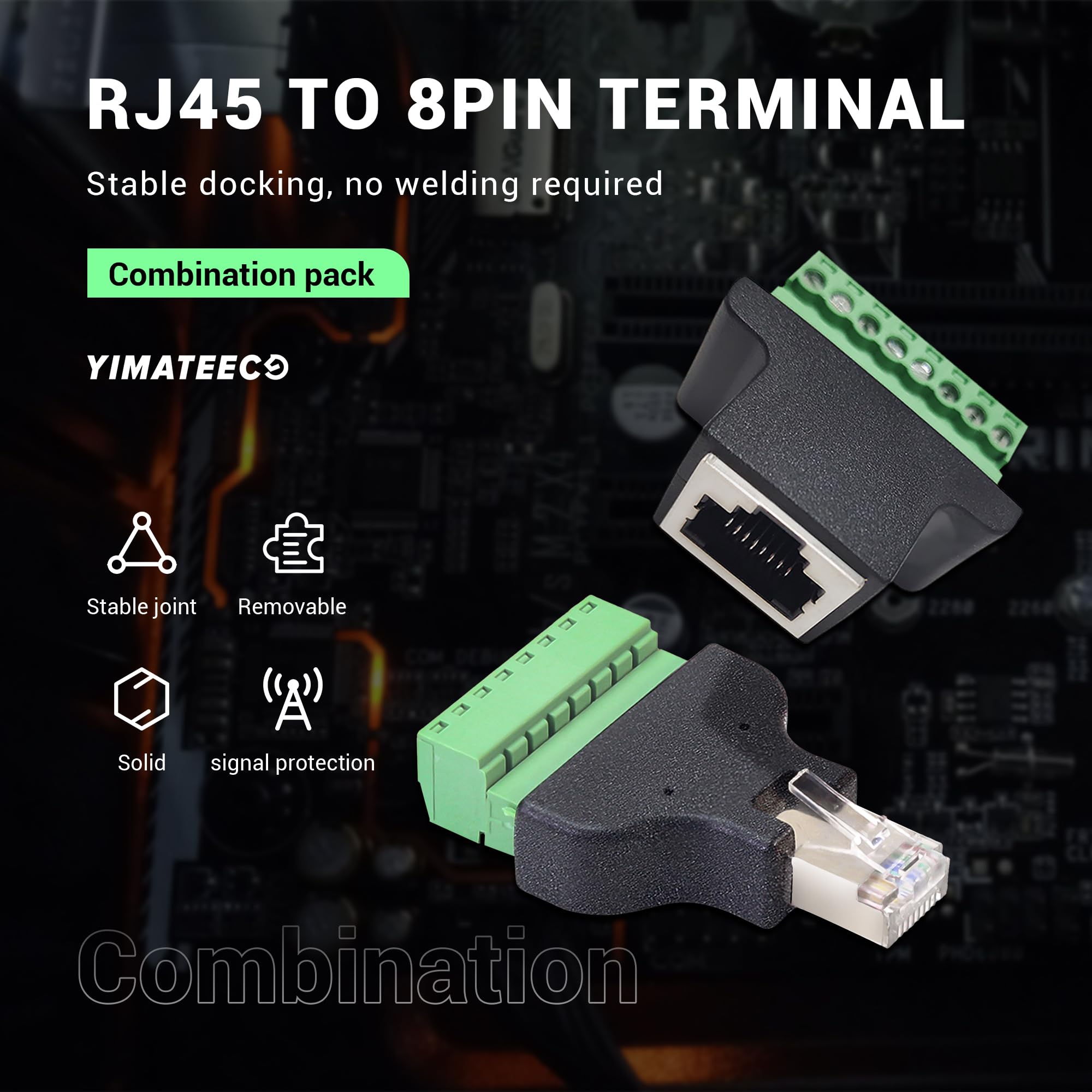 YIMATEECO RJ45 Screw Terminal Adapter - Image 2