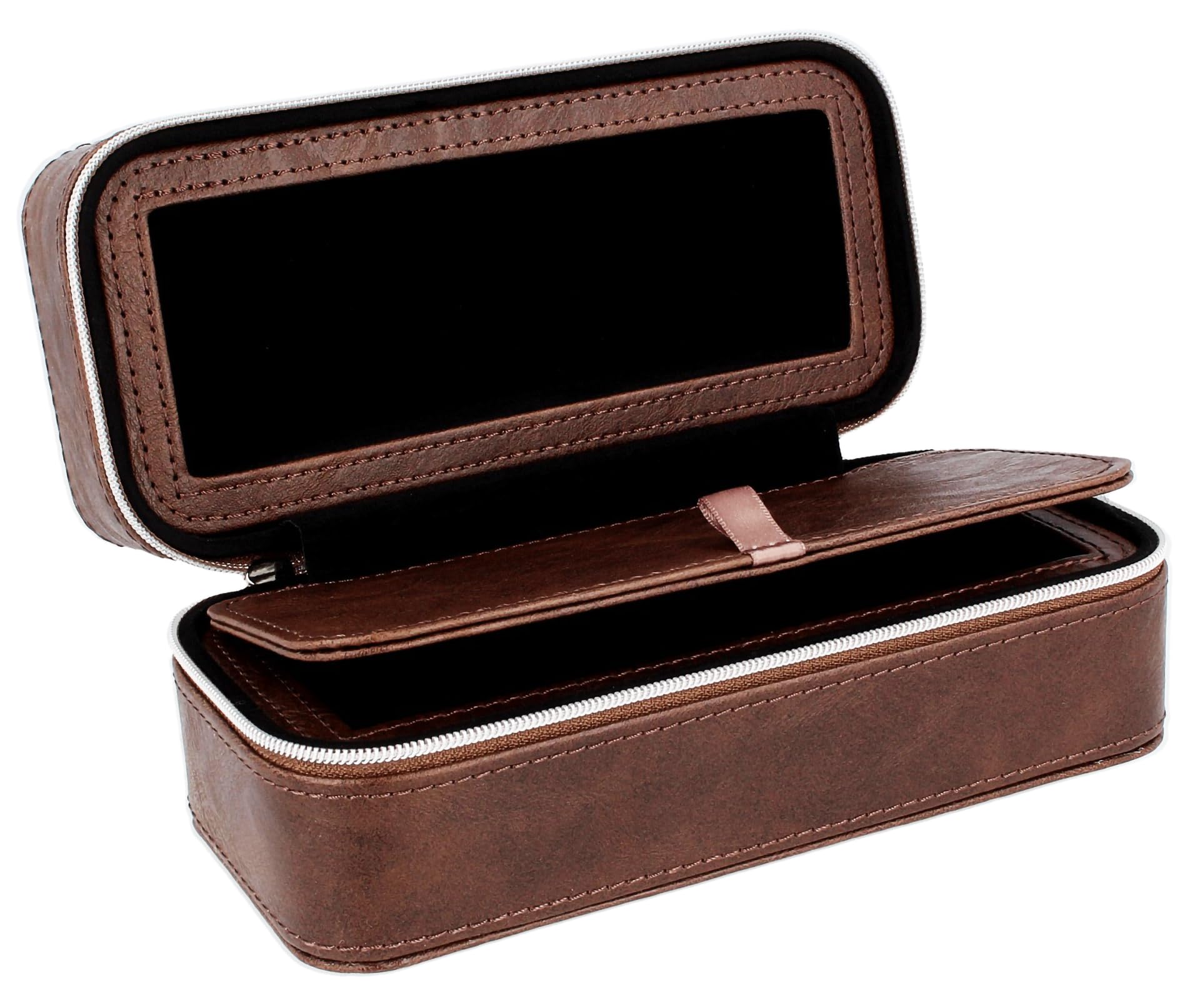 Praktyczne etui na okulary Traveler 2 Discover na 2 okulary w 6 kolorach brązowych