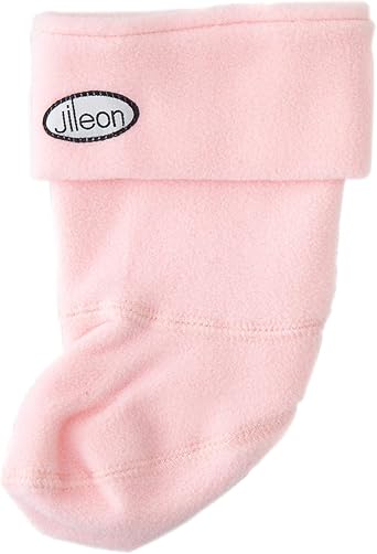 Jileon Warm and Cozy Rain Boot Liners for Boys and Girls - Pink and Blue Options