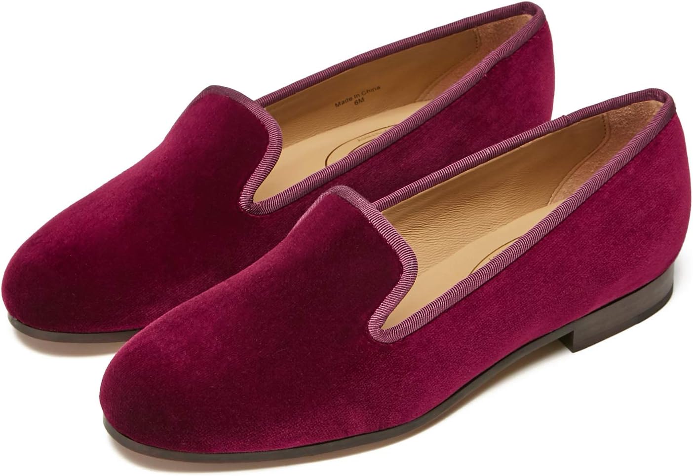 Journey West Women's Velvet Loafer Flat with Embroidery - Image 2