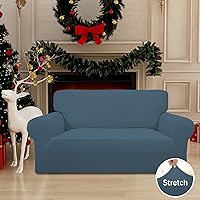 Vista 641 de Easy-Going Funda Elástica para Sofá de 1 Pieza Protector de Muebles para Sofá Suave con Parte Inferior Elástica para Niños, Tela Jacquard