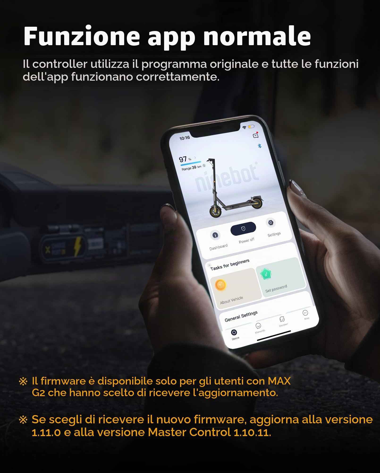 Controller G2 per Monopattino Elettrico Compatibile con Segway Ninebot Max G2 G2E G2D Kickscooter, 40 km/h Nuova Versione Personalizzata del Controller, Scooter Elettrico Accessori