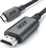 Acer USB-C - HDMI kábel 4K@60Hz, 2m - Thunderbolt 3/4 kompatibilis, alumínium-nylon borítás, iPhone 15/16, MacBook, iPad Pro, Samsung S24 ké 1