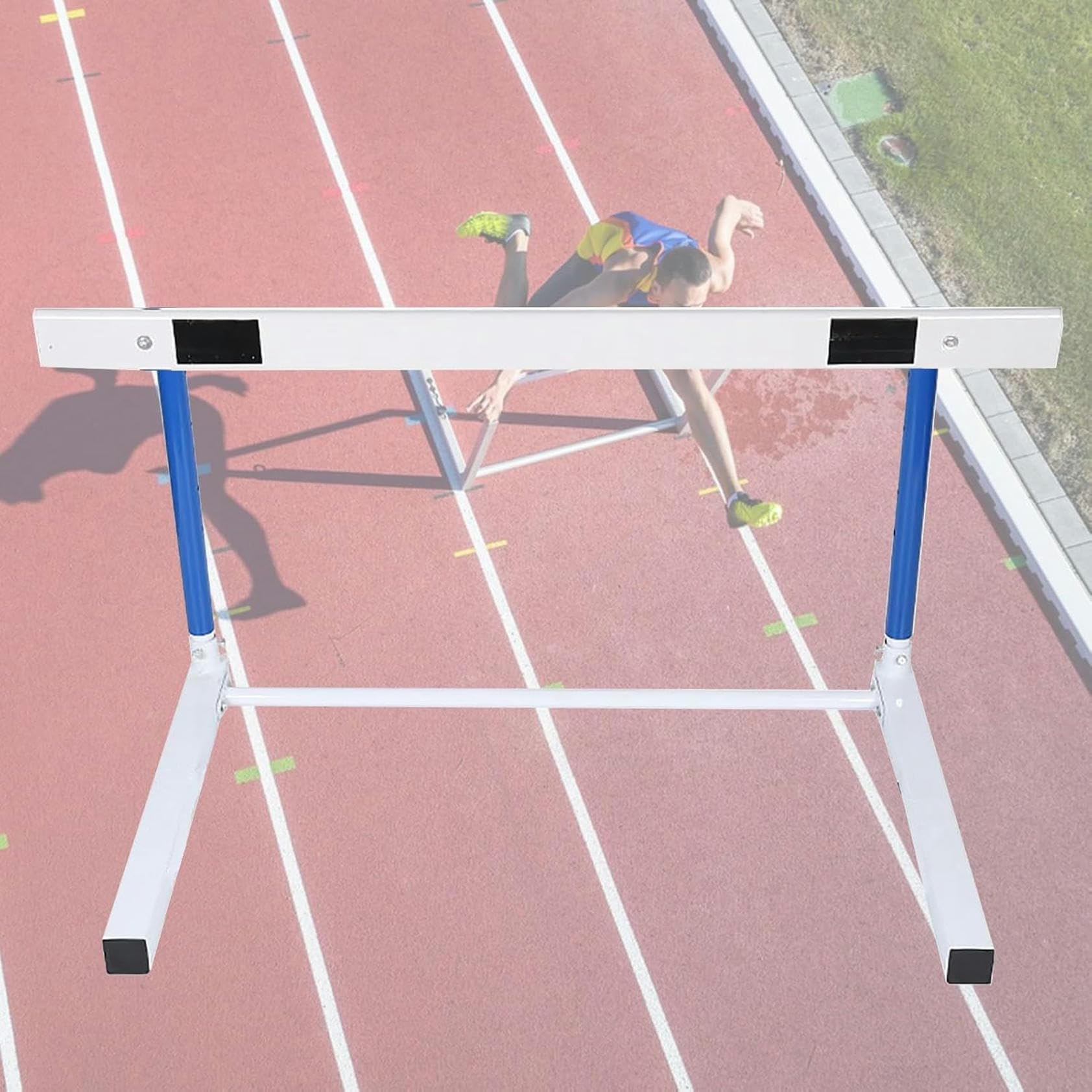 Płotki sportowe do ćwiczeń lekkoatletycznych – regulowana wysokość do treningu zwinności, łatwy montaż przez płotki dla dzieci i sportowców