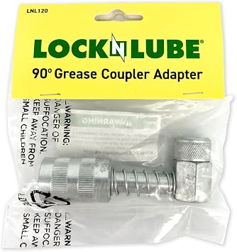 LockNLube 90 Degree Grease Coupler Adapter