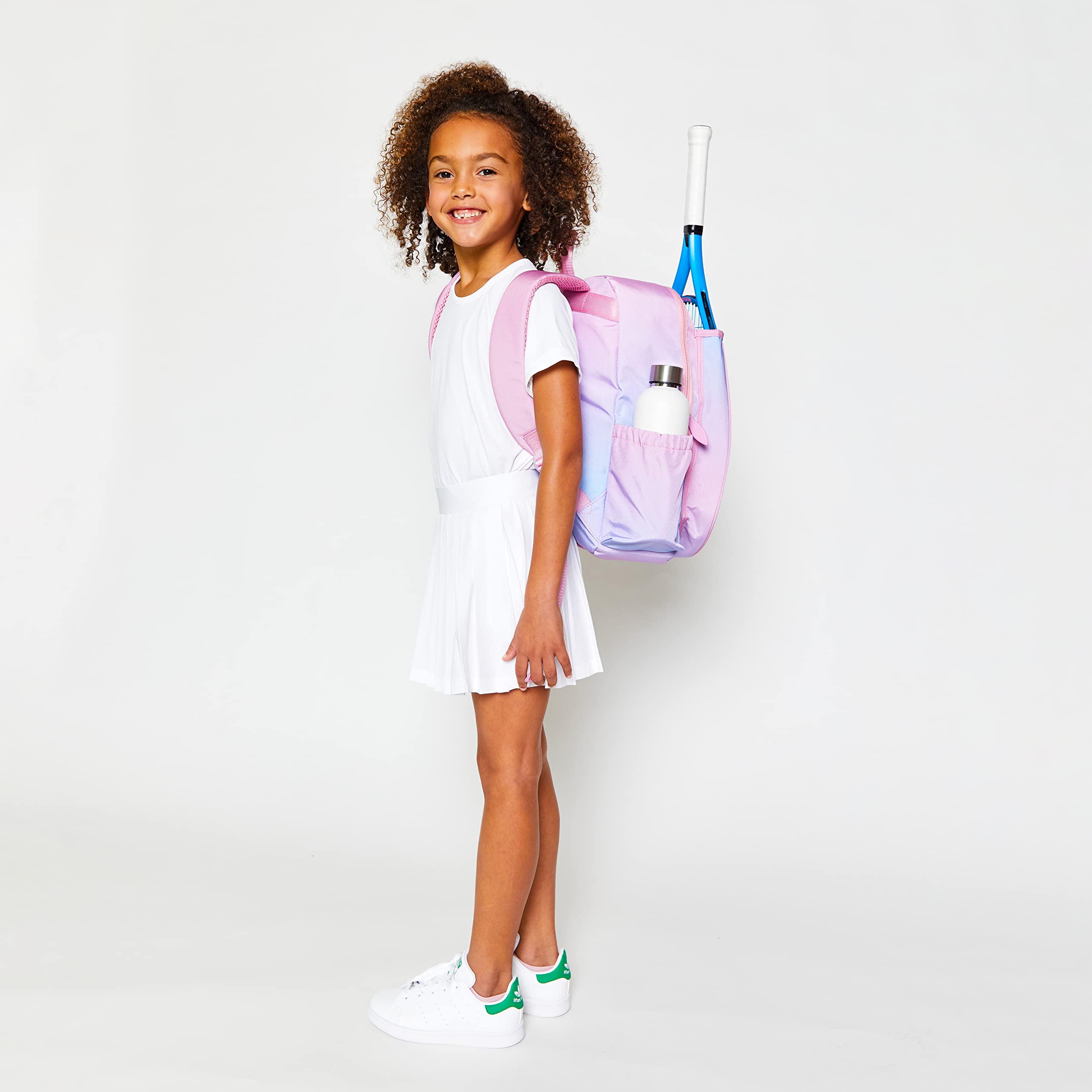 Ame & Lulu Kids Big Love Tennis Backpack (Pink & Blue Sorbet