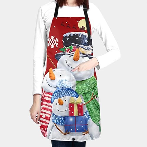 Miniatura 7 de Delantales de cocina resistentes a las manchas impermeables para parrilla barbacoa hornear 27 x 31 pulgadas