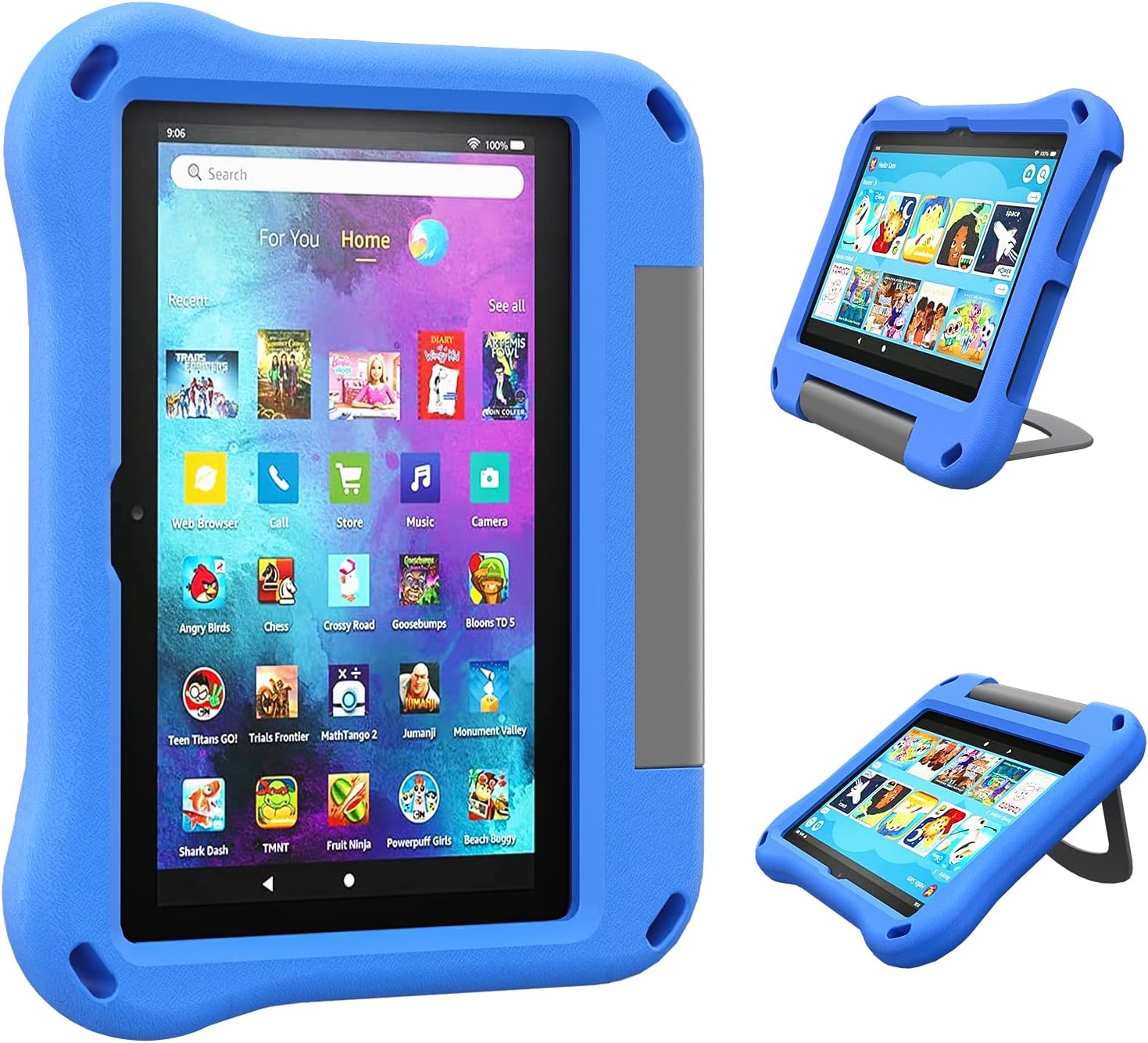 Auorld Fire HD 8 tablet case for kids,kindle fire 8 case,Amazon Fire 8 tablet case (2020 release,10th generation),lightweight shockproof kids proof tablet cover