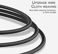 Vista 5 de Cable de carga LED inteligente USB-C de 9 pies para iPhone Access Mophie Battery Cases en X,XR XS 10, 11 teléfonos celulares