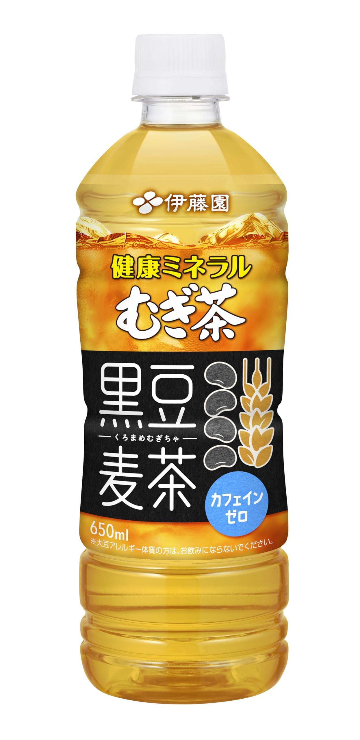 伊藤園 健康ミネラルむぎ茶 黒豆麦茶 650ml×24本 ペットボトル