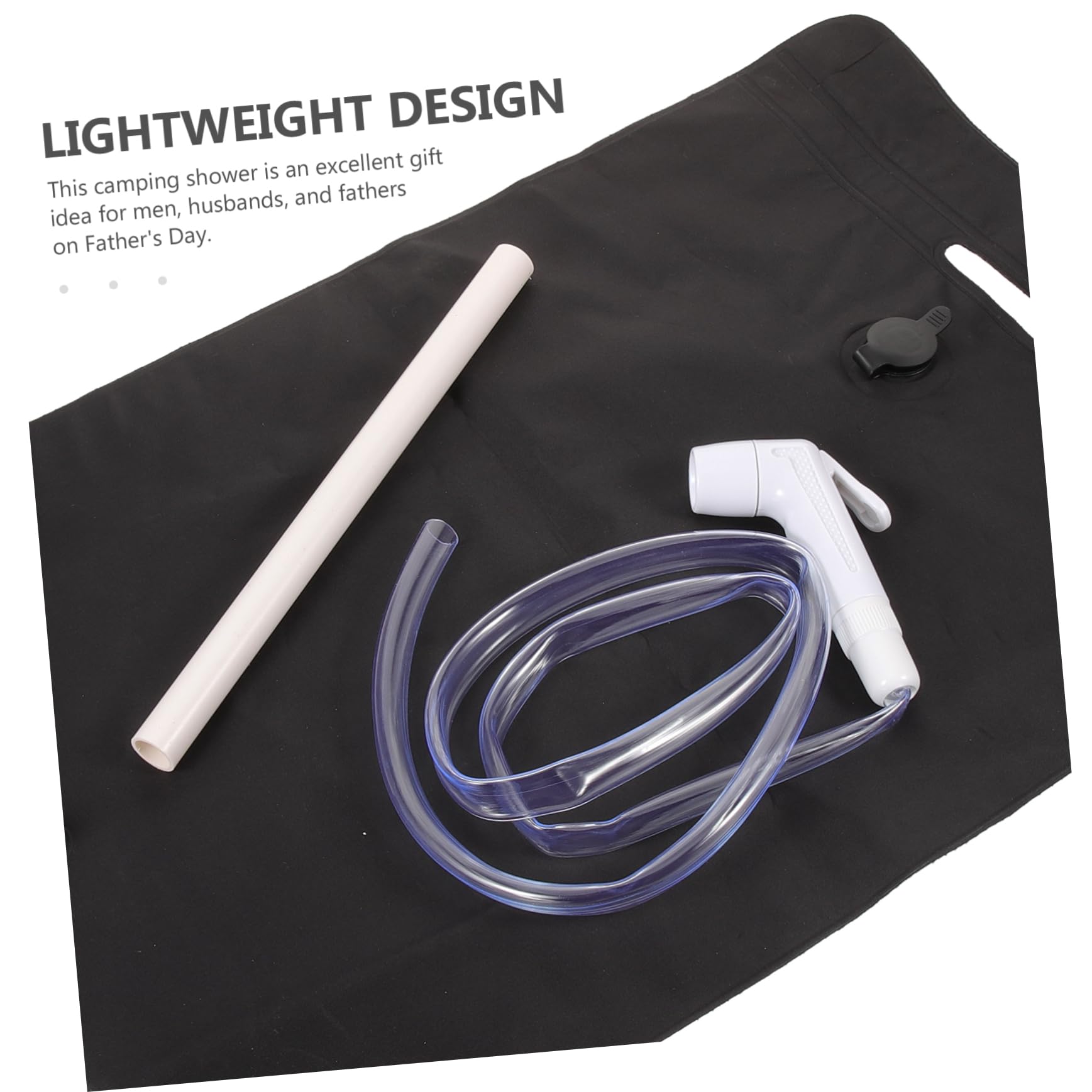 POPETPOP Camping Toiletry Bag Portable Shower Pump Outdoor Shower Kit Small Bag for Water Storage