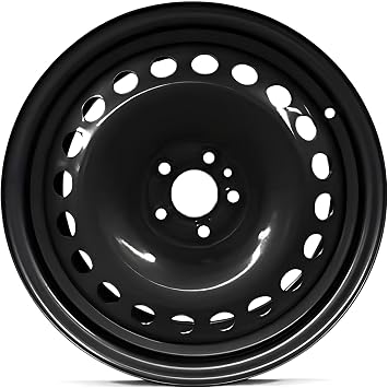 16 Inch Rim for 2015-2022 Dodge Promaster City - Painted Black Wheel Rim - OE Direct Replacement - Road Ready Car Wheel