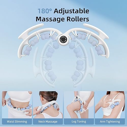 Miniatura 4 de Rodillo de masaje contra la celulitis para piernas, herramienta de masaje anticelulítica con desmontable, removedor de grasas para piernas, muslos,