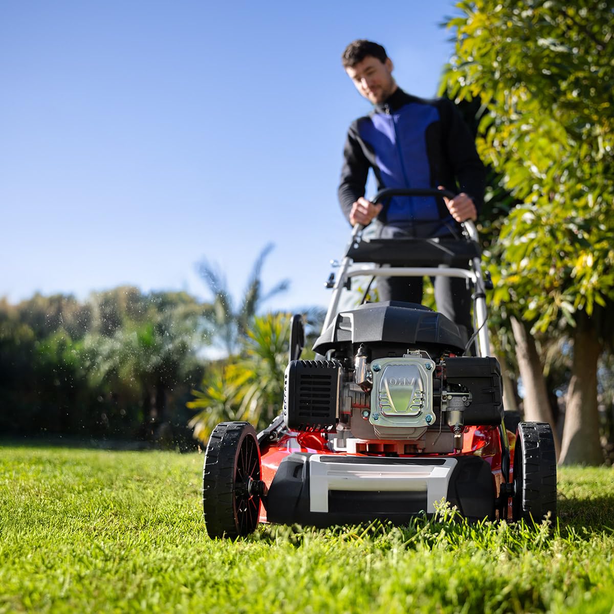 GREENCUT GLM880X Cortacésped Gasolina 21" Autopropulsado 173cc 7.5cv | Mulching