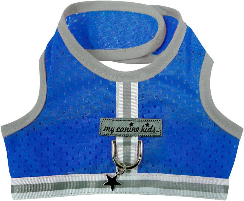 Athletic Mesh Dog Harness for Teacup, Teacup 4 - Small Dogs and Puppies | Reflective Trim and Comfortable Velcro Closure