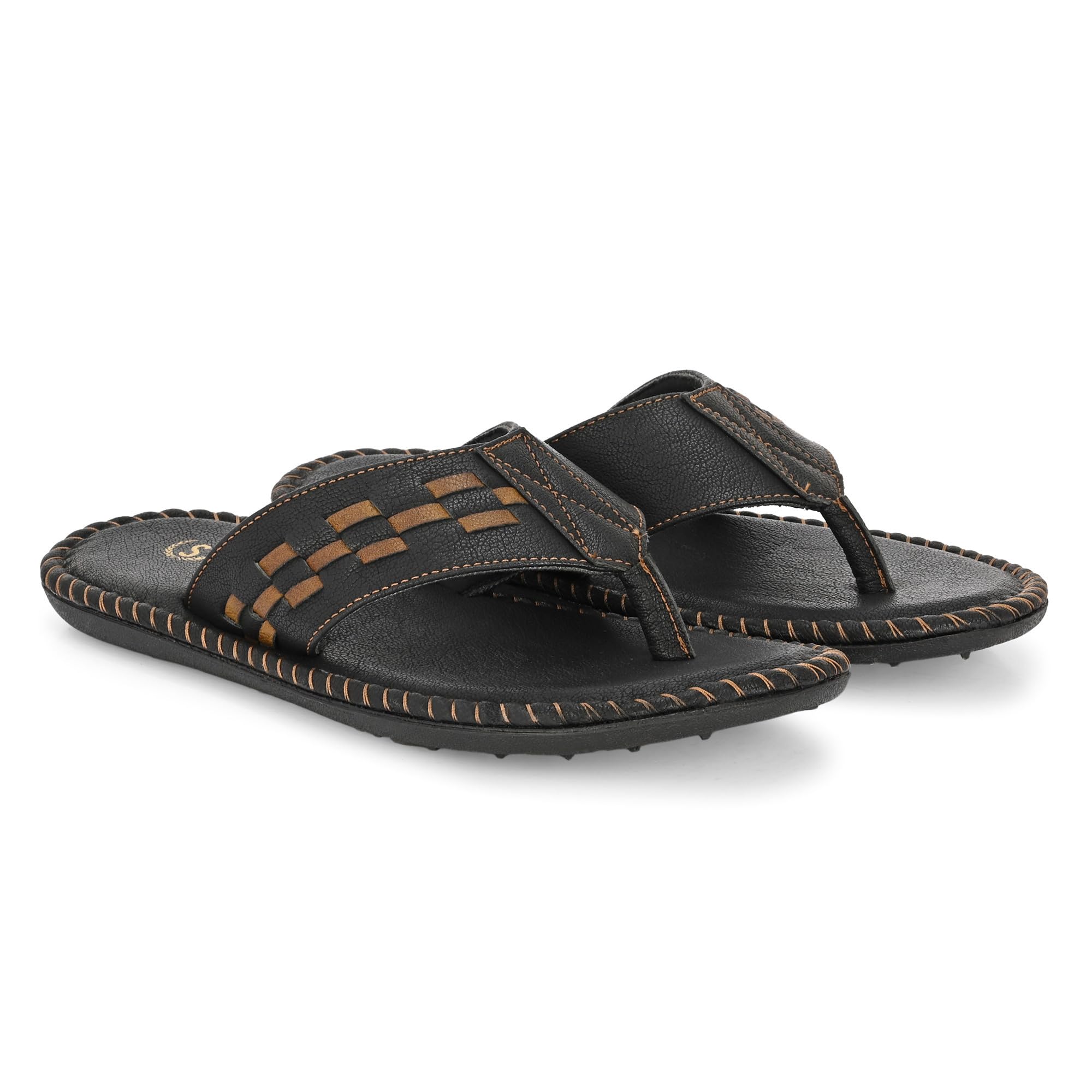 softy vegen Men’s Comfortable Slippers, Chappals & Thongs - Perfect for Indoors and Outdoors | Soft, Comfortable & Lightweight | Memory foam insole | Everyday Flip Flops for Gents | Non slip sole | Casual and Trendy-picture-53