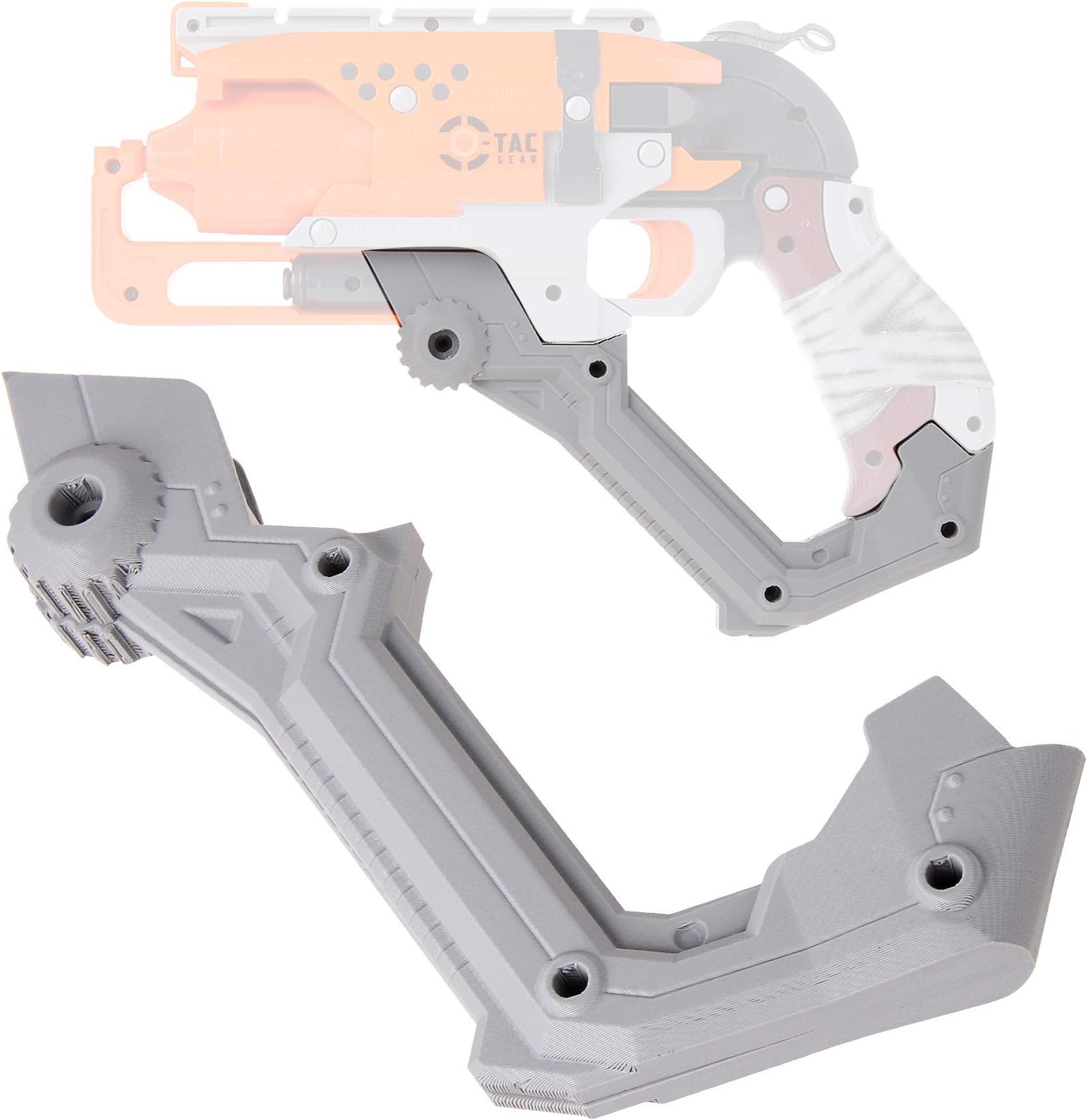 WORKER Handle Attachment for Nerf Hammershot Modify Toy