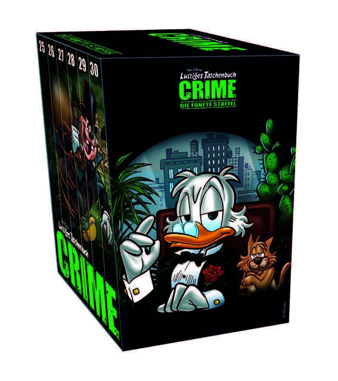 Lustiges Taschenbuch Crime Box - Die fünfte Staffel: Band 25 - 30