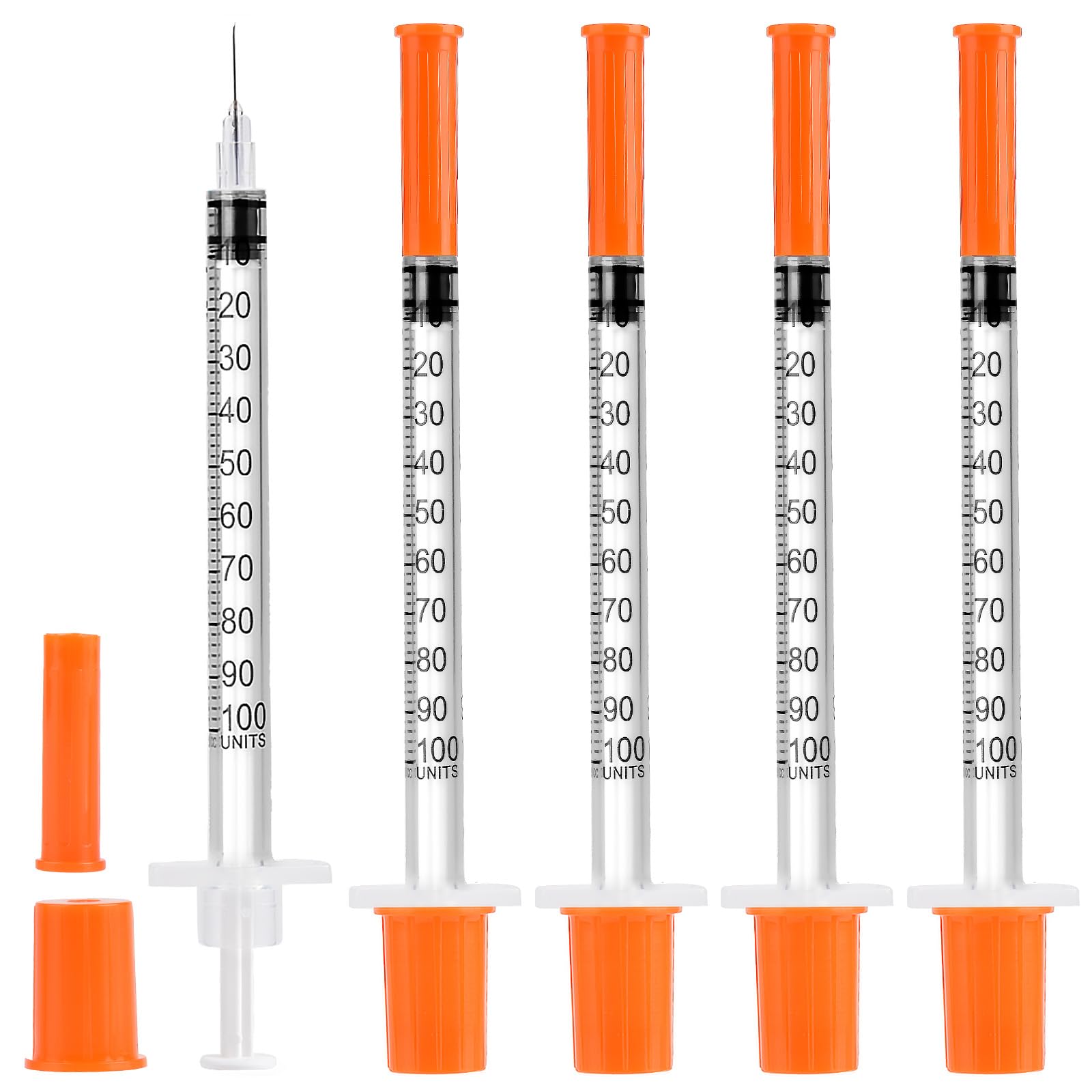 Syringes 31G U-100 5/16" 1ml/cc, 30 Piece, Disposable Syringe, Lab Supplies — Amazon image 7