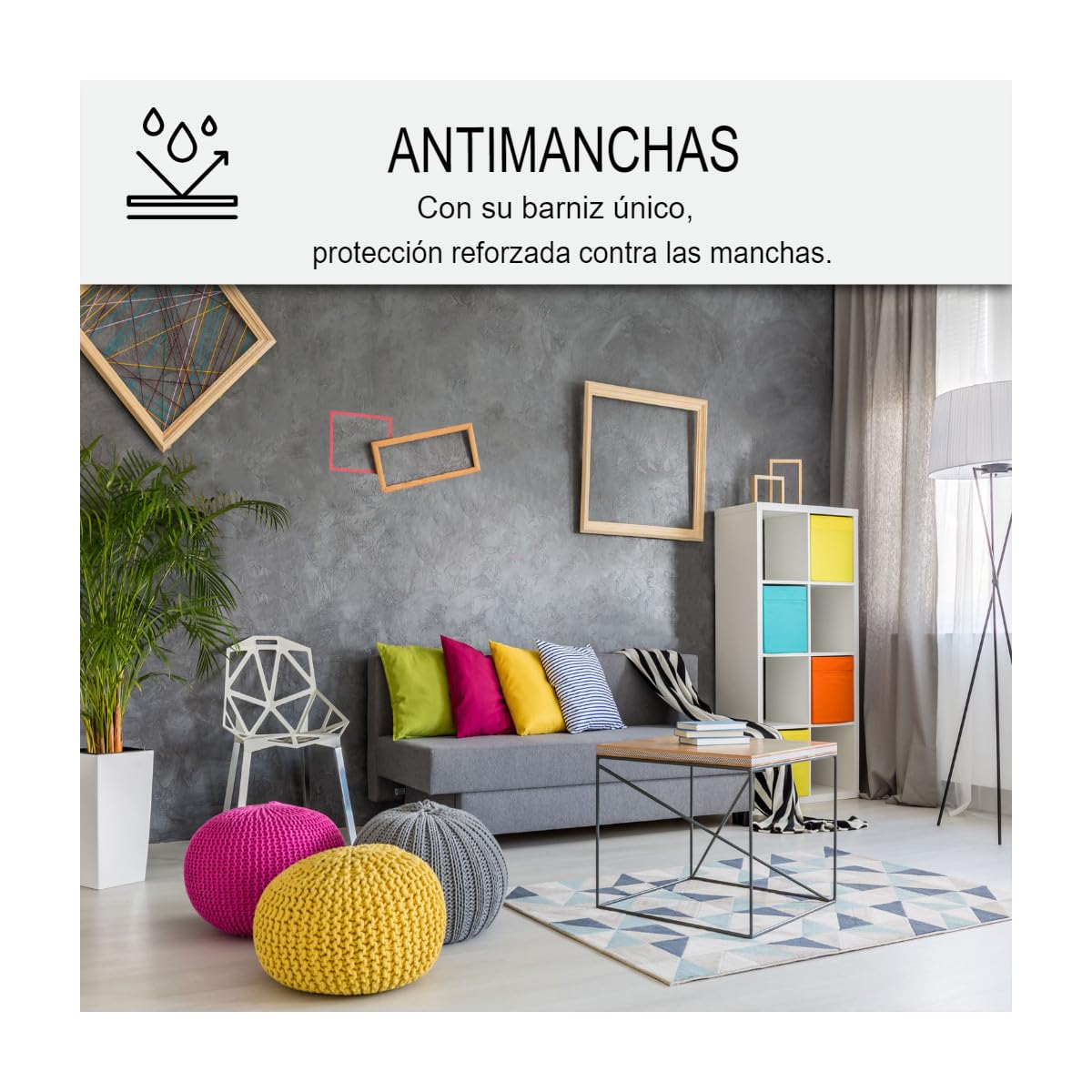 Microcemento Pared, Kit con Imprimación y Acabado 10 m² Franela Gris Oscuro | Tiempo de Trabajo Prolongado, Protección Duradera, Acabado Fino, Kit Completo, Decora y Protege - Arcane Industries