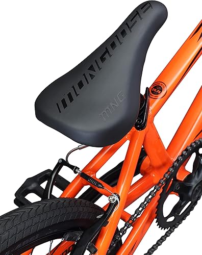 Vista 18 de Mongoose Bicicleta de carreras Title Pro o Elite BMX con ruedas de 20 o 24 pulgadas en rojo, naranja o negro, principiantes o regresantes, con marco