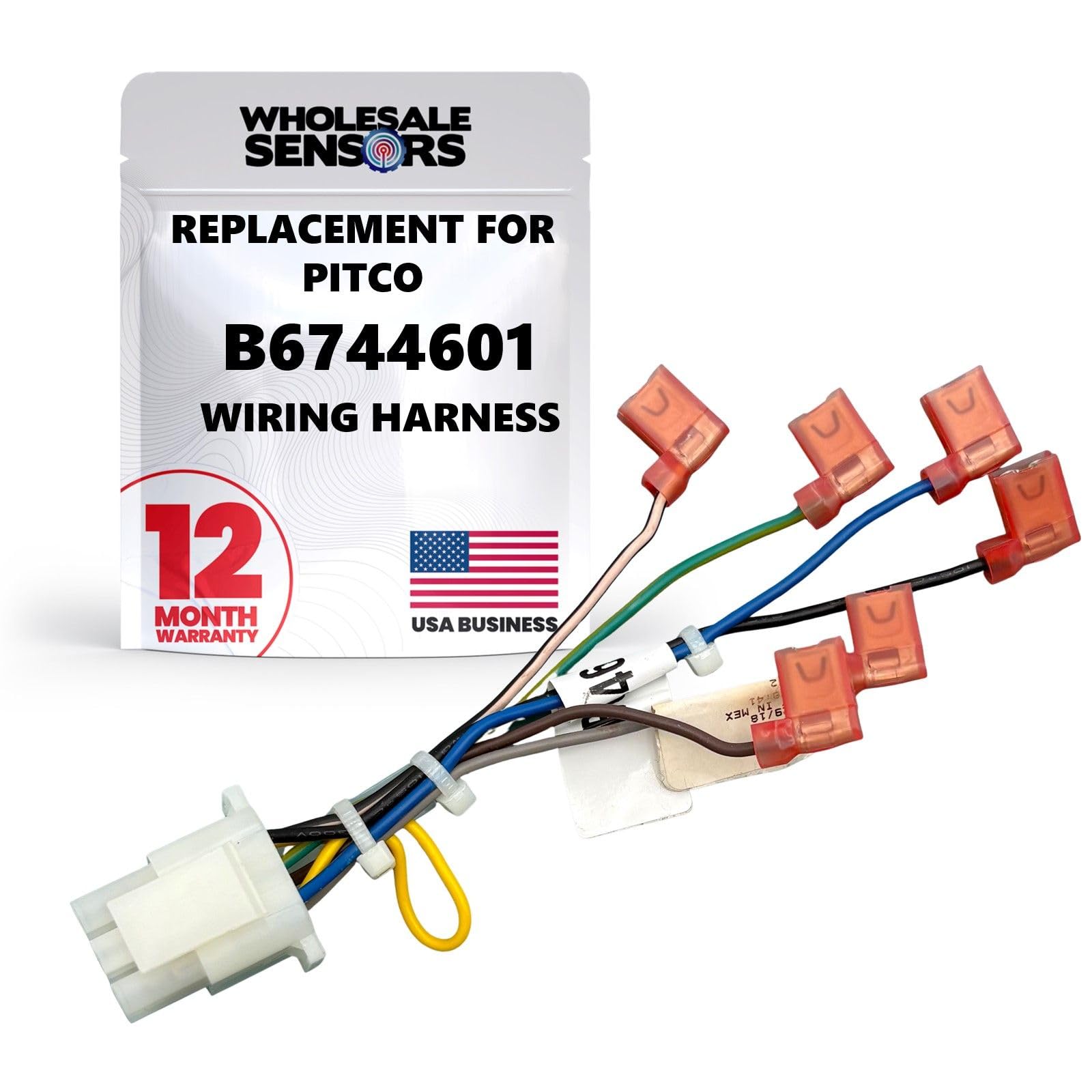 Pitco B6744601 Replacement Wiring Harness, Made in The USA, 12 Month Warranty, Electronic Ignition Module, Right-Hand, SG