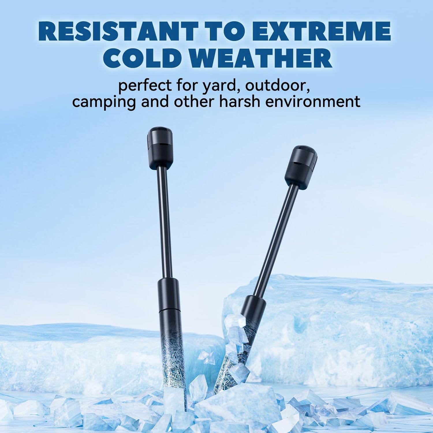 C16 08054 20 inch 100 Lbs Gas Struts, C16-08054 Tanning Bed Shocks, lgp8-200-80 Lift Support Spring for Camper Shell RV Door Tonneau Cover Truck Window