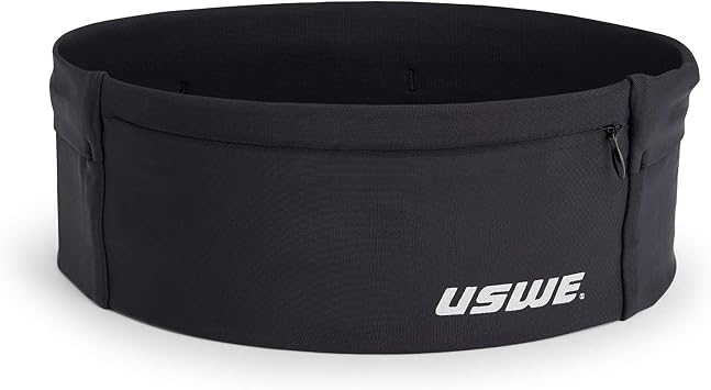 USWE HOFTER Unisex Running Hip Belt w/Water Resistant Phone Pocket, Skin Tight, Bounce Free, Waist Pack for Running, Walking, Cycling & Active Lifestyles X-Small 65-72 cm / 26-28 in