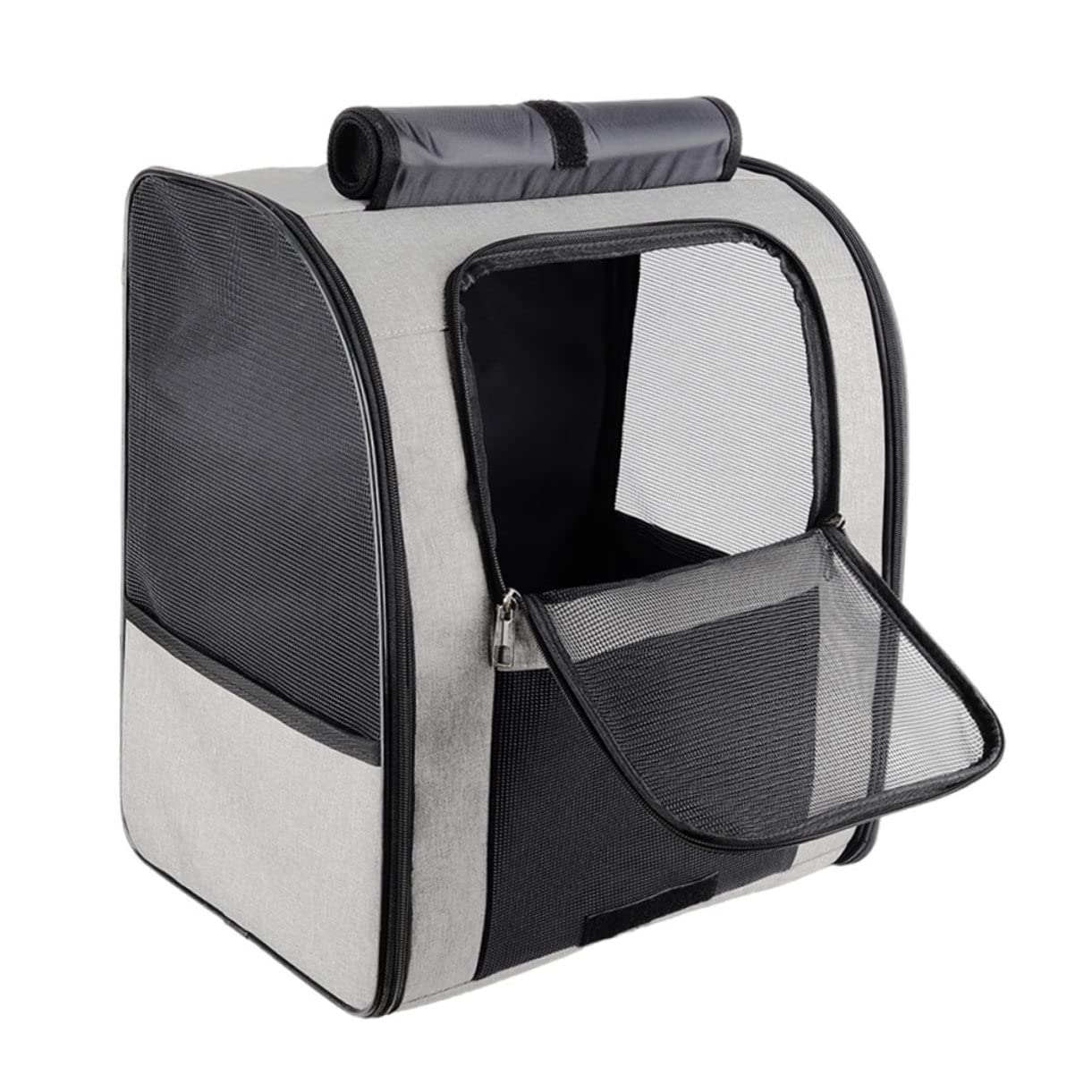 BESTonZON Tragbare Katzentragetasche Aus Haustier-Reisetasche Mit Atmungsaktivem Design Für Transport Von Katzen Geeignet Für Spaziergänge Wandern Und Reisen