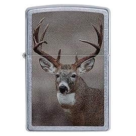 Zippo Big Buck Pocket Lighter, Street Chrome