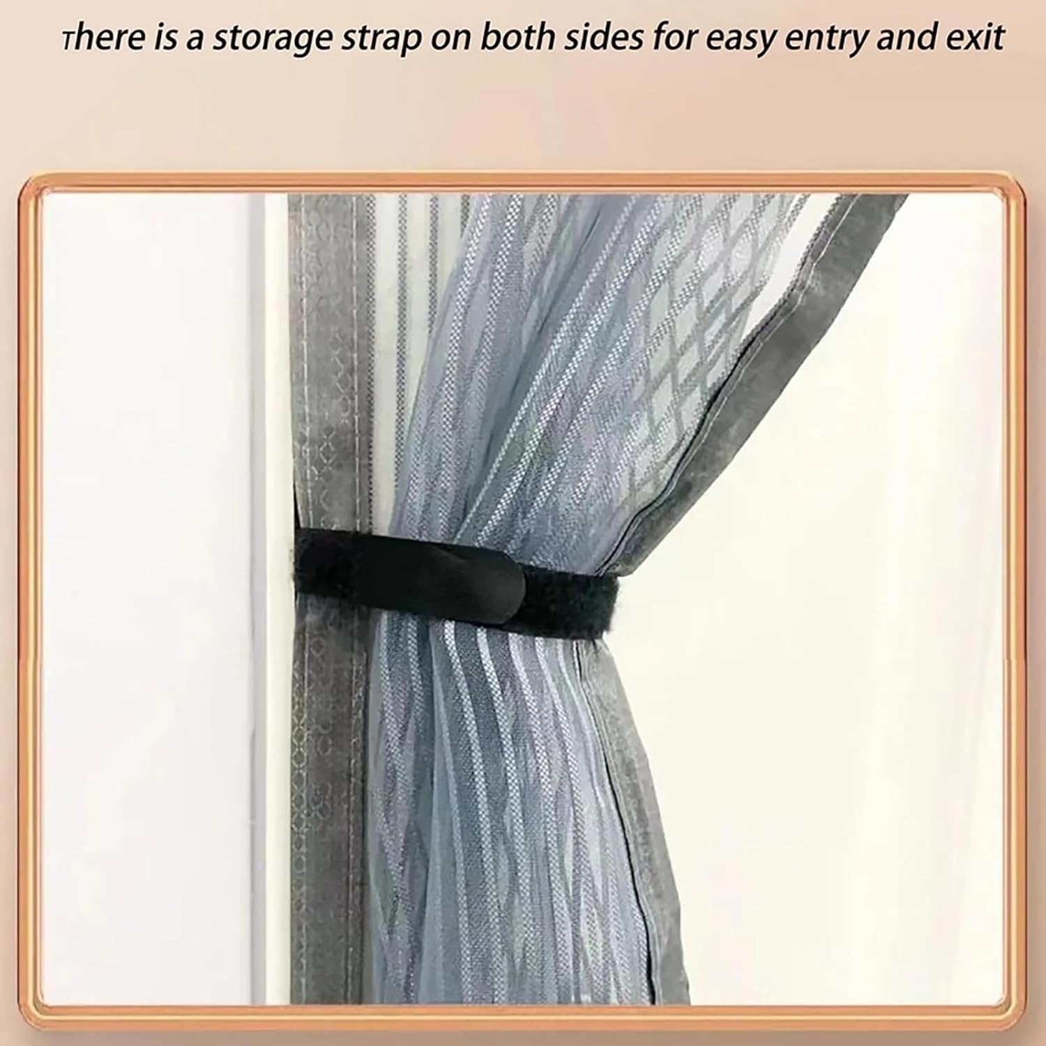 JUNENTER マグネット式ドアスクリーン カスタムサイズ 蚊帳カーテン フライインセクト 自動閉鎖 見えないメッシュ キッチン