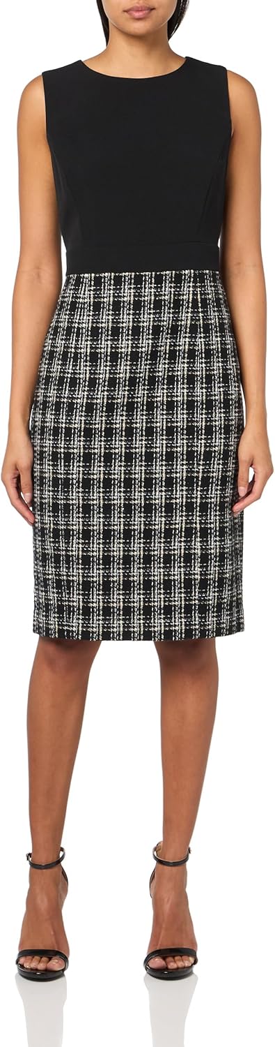 Kasper Women's Sheath Dress W Combo Skirt