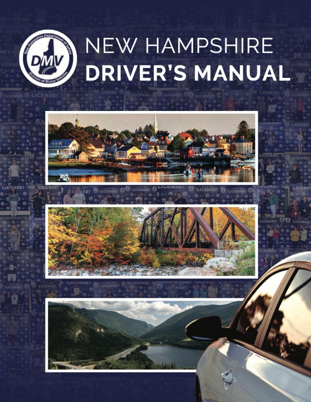 State of New Hampshire Driver Manual: Learners Permit Study Guide (Color Print), 2024 Update
