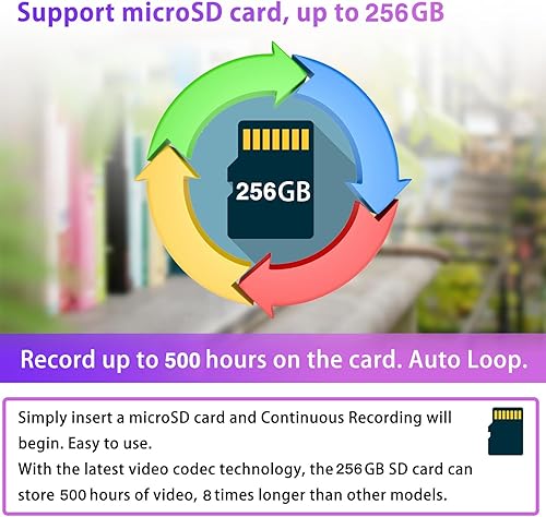 Miniatura 5 de WIWACAM Cámara WiFi Bird Box, video 4K HD Snapshot 2K, diseñada para pajareras, para golondrinas de árboles Robins Wrens, video en vivo al teléfono,