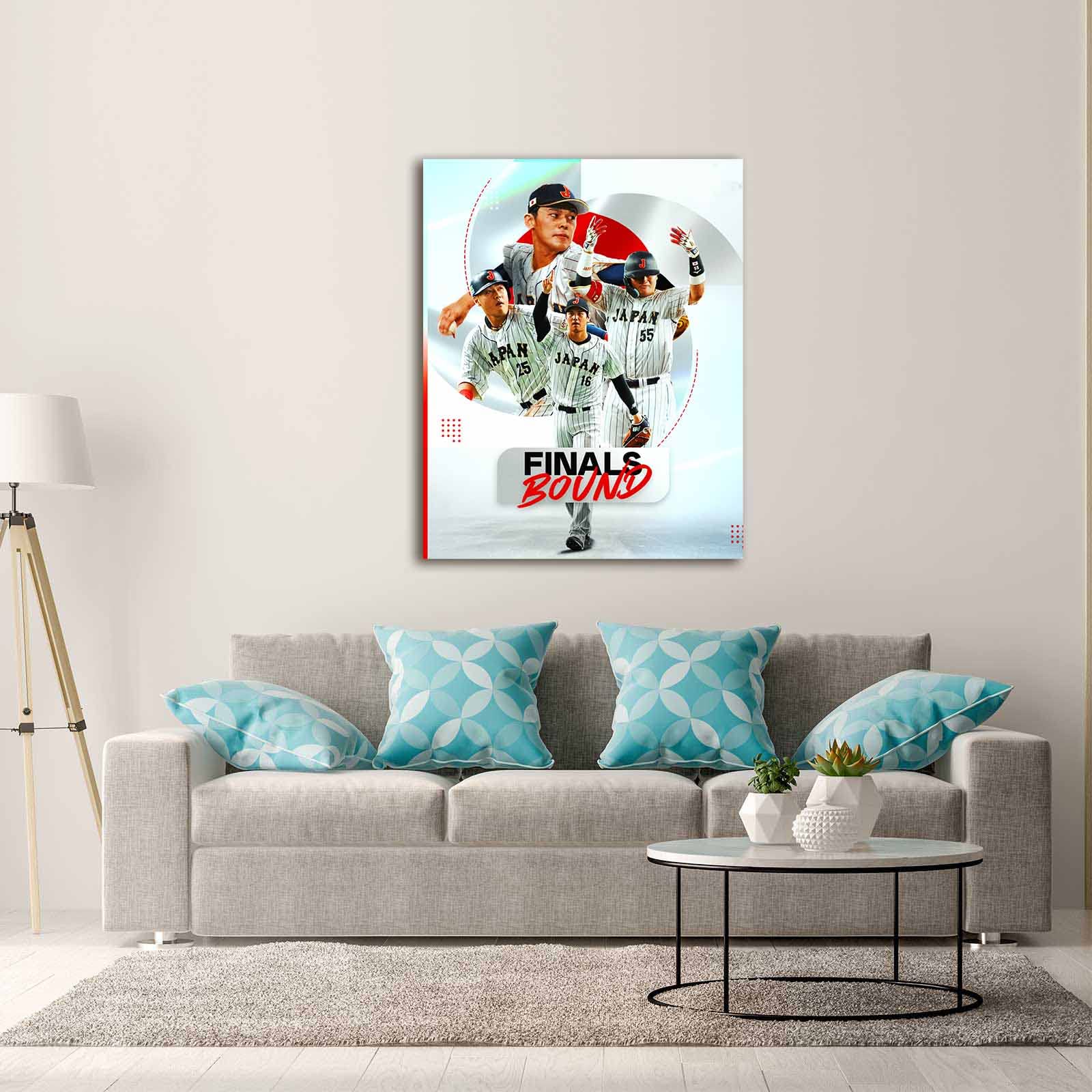 ゆきさん専用ページ⭐︎侍とカラスを描いたキャンバスアートポスターとフレームセット ✨️ 鎧武者×カラス モノクロアートポスター サムライ 武士