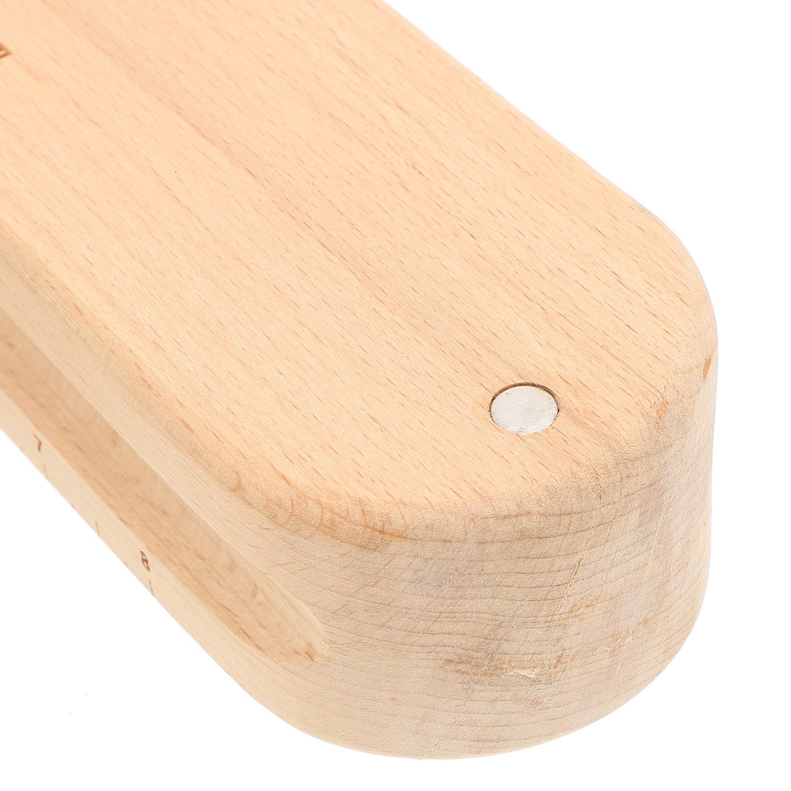 2 Piezas Badajo de Acolchado de Madera con Escala de Medición