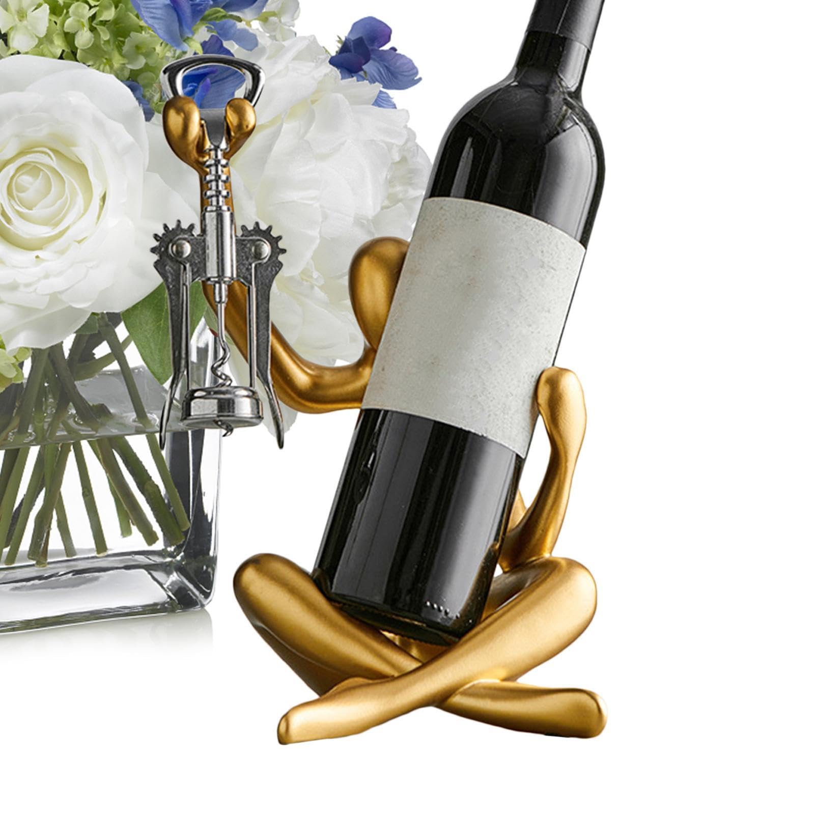 Soporte para botella de vino | Soporte de resina para vino sin