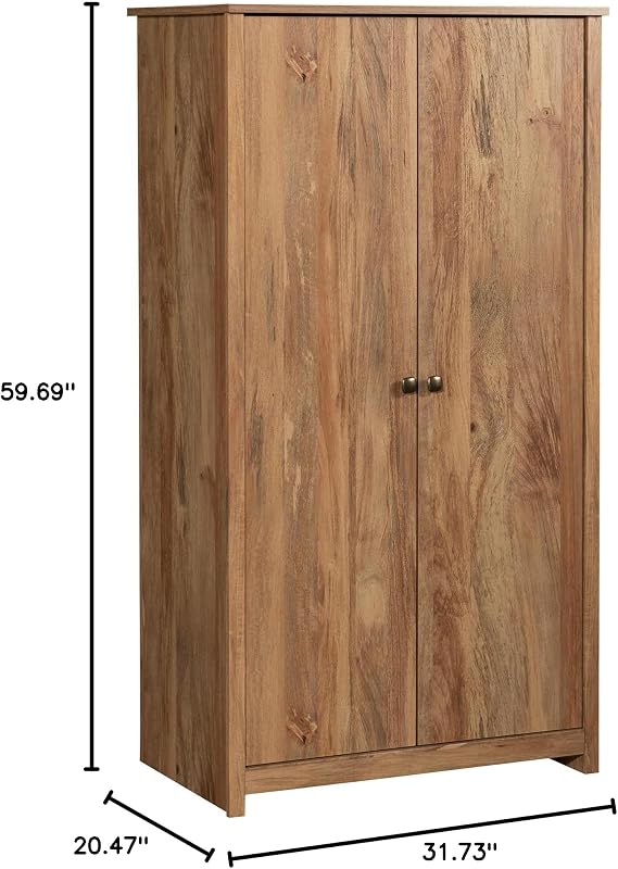 Sauder River Ranch 2-Door Storage Cabinet in Sindoori Mango Finish