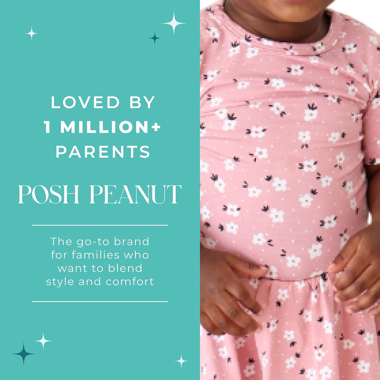 Posh Peanut Baby & Little Girls Dresses for Summer - Twirl Bodysuit Dresses for Girls Made of Soft Viscose from Bamboo - Image 5