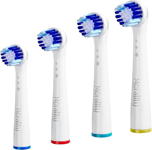 Paquete de 12 cabezales de repuesto para cepillos de dientes eléctricos, repuesto para cabezales de cepillo compatibles con Oral-B Braun