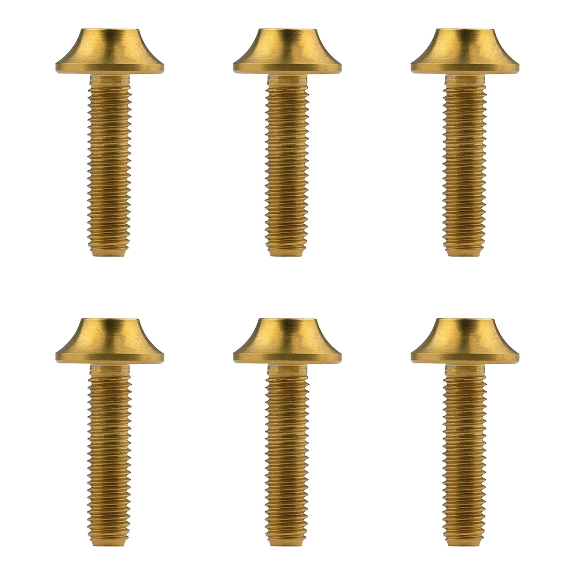 DWAMMEBRS Bolt M5x20mm M6x16/20mm Torx Head Pack of 6(Gold,M5x20mm)
