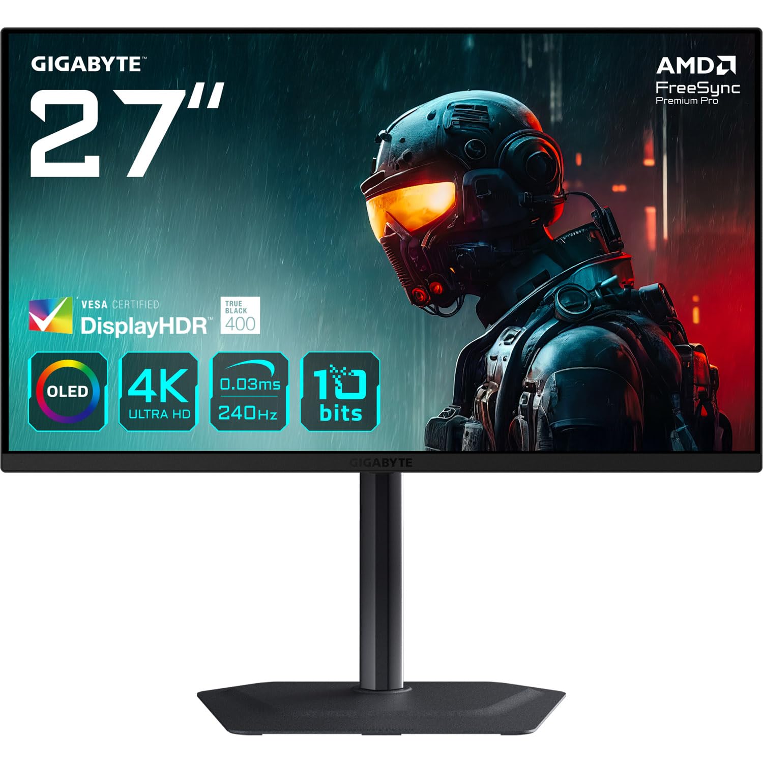 Gigabyte MO27U2 OLED 4K UHD Gaming Monitor - 3840 x 2160 240Hz
