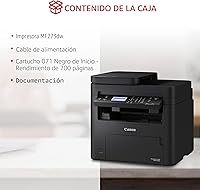 Vista 7 de Canon imageCLASS MF273dw - Impresora láser inalámbrica monocromática, multifunción con escáner, copiadora, alimentador automático de documentos