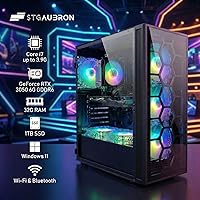 Vista 2 de STGAubron Computadora de escritorio para videojuegos, GeForce RTX 2060 Super 8G, Intel Core i7 hasta 3.9G, 32G RAM, SSD de 1 TB, WiFi 6, BT 5.0