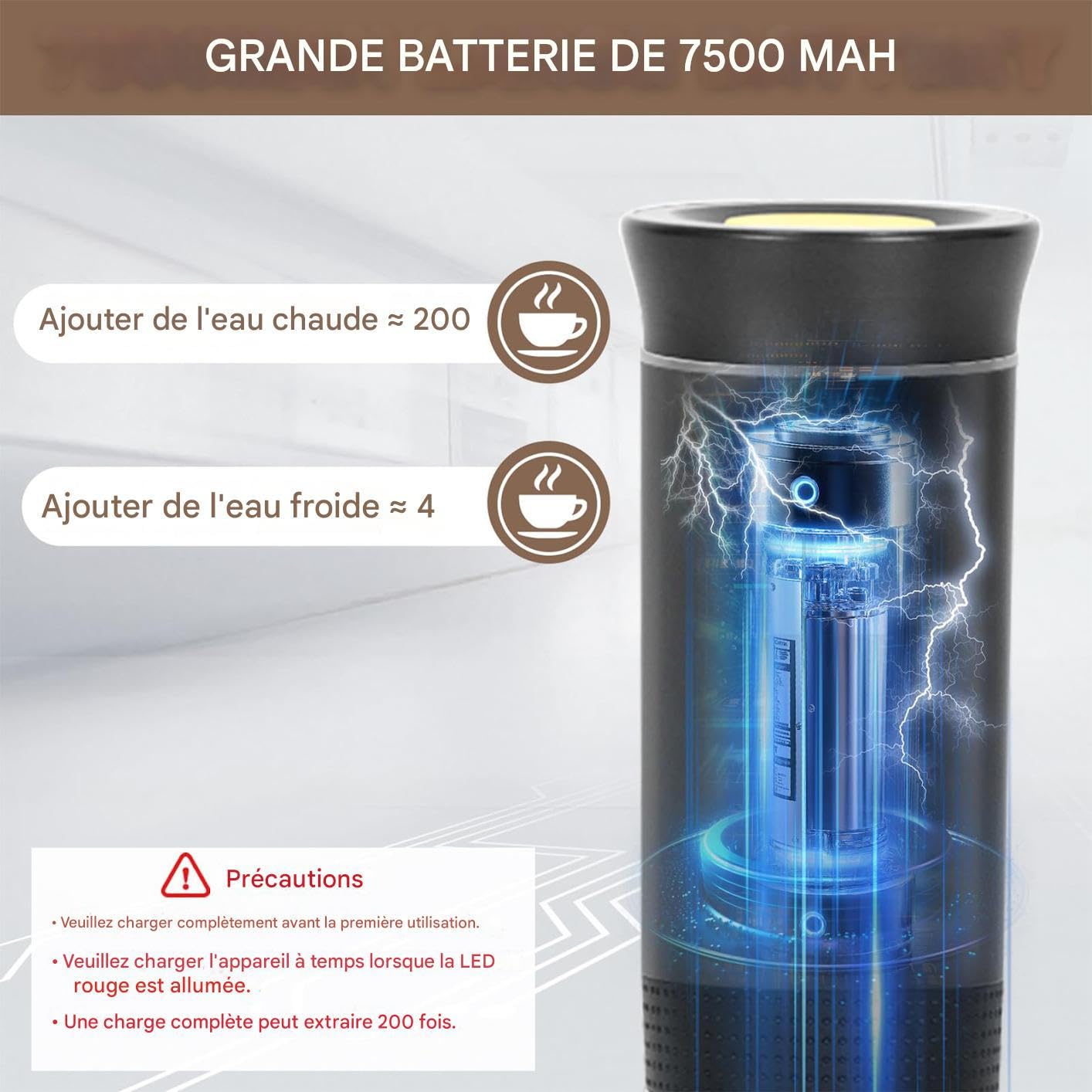 de viaje, de viajes eléctrica | Gadgets de viaje, dispositivo de cerveza profesional recargable para caminatas para acampar RV