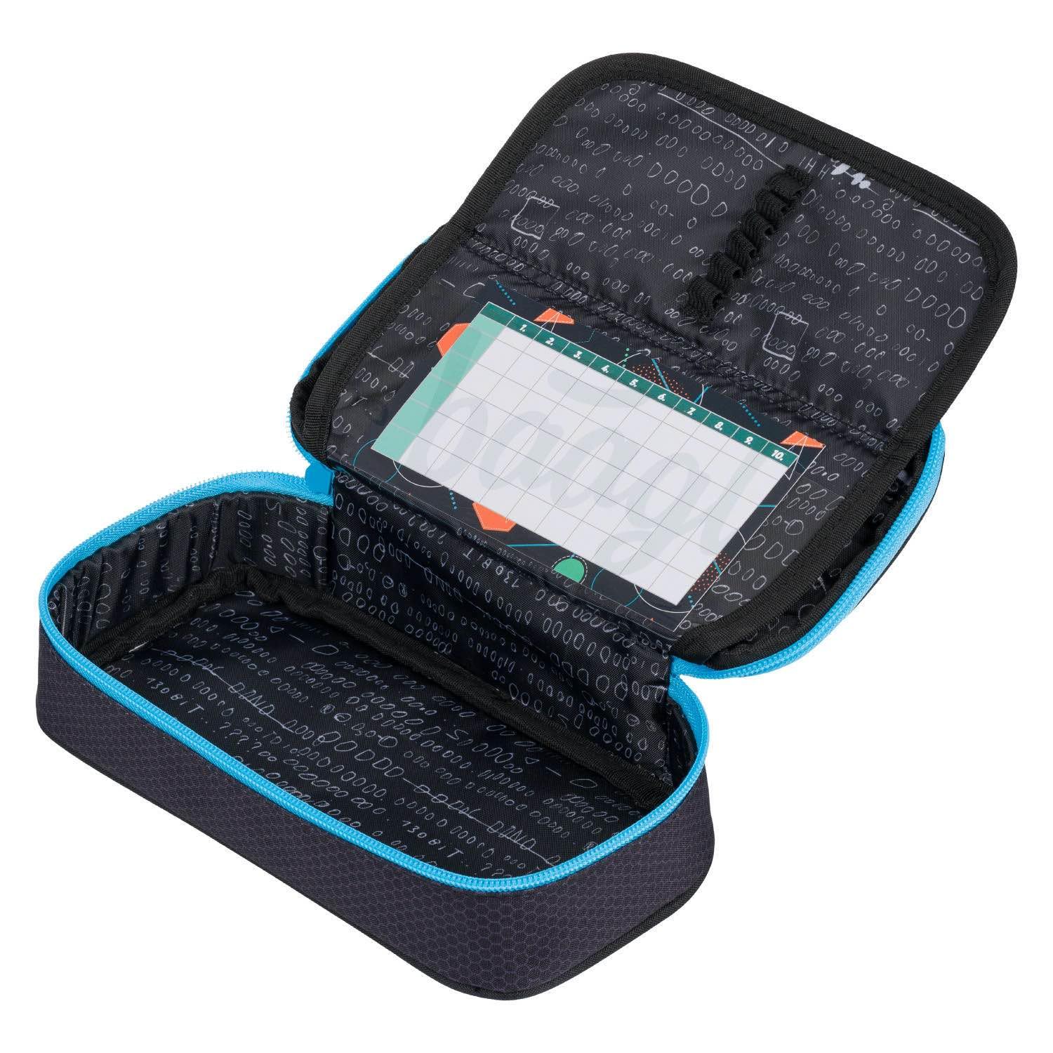Baagl Schulrucksack Set Jungen Mädchen 3 Teilig, Schultasche ab 3. Klasse, Grundschule Ranzen mit Brustgurt, Ergonomischer Schulranzen