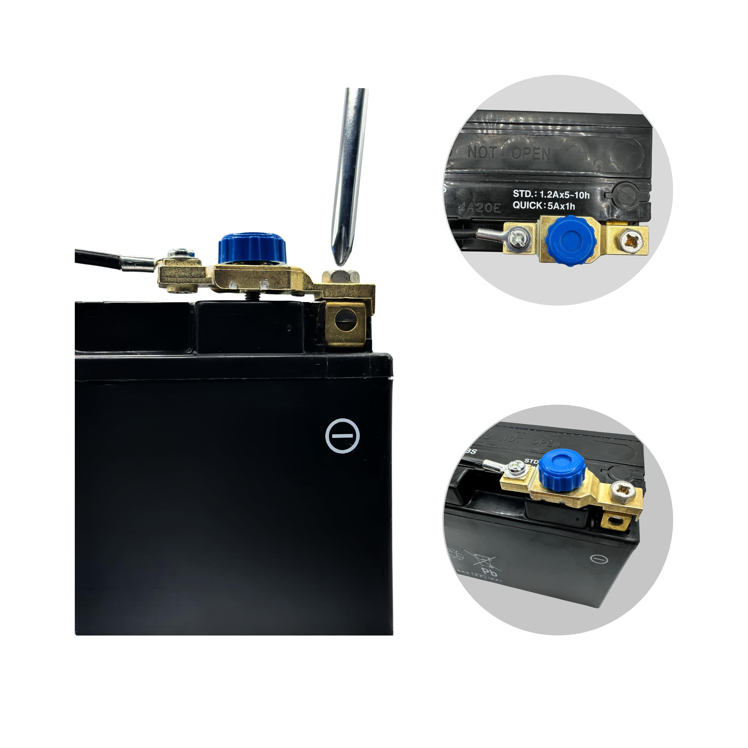 Auto Batterij Schakelaar ABS Aluminium 350A Hoge Huidige Auto Motorfiets Batterij Power Off Schakelaar M10 Batterij Uitschakelschakelaar Master Isolator Universeel